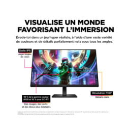 HP OMEN by HP Écran gamer FHD 165 Hz OMEN 23,8 pouces - OMEN 24 Écran gamer FHD 165 Hz OMEN 23,8 pouces - OMEN 24  (780D9AA)