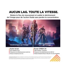 HP OMEN by HP Écran gamer FHD 165 Hz OMEN 23,8 pouces - OMEN 24 Écran gamer FHD 165 Hz OMEN 23,8 pouces - OMEN 24  (780D9AA)