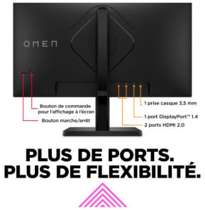 HP OMEN by HP Écran gamer FHD 165 Hz OMEN 23,8 pouces - OMEN 24 Écran gamer FHD 165 Hz OMEN 23,8 pouces - OMEN 24  (780D9AA)