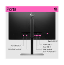 HP Écran tactile FHD E24t G5 Écran tactile FHD E24t G5 HP  (6N6E6AA)