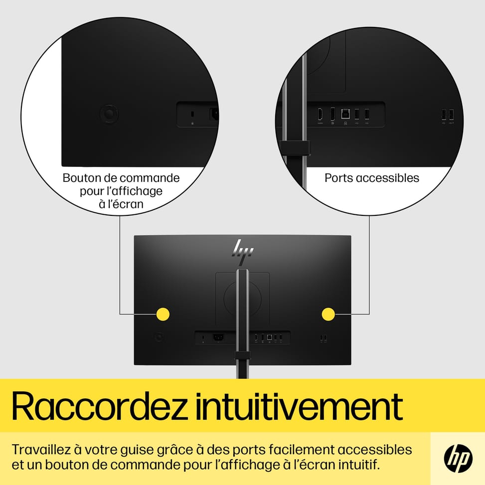 HP Écran QHD E24q G5 Écran QHD E24q G5 HP  (6N4F1AA) — image 8