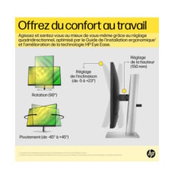 HP Écran QHD E24q G5 Écran QHD E24q G5 HP  (6N4F1AA)