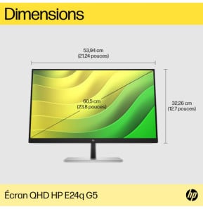 HP Écran QHD E24q G5 Écran QHD E24q G5 HP  (6N4F1AA)