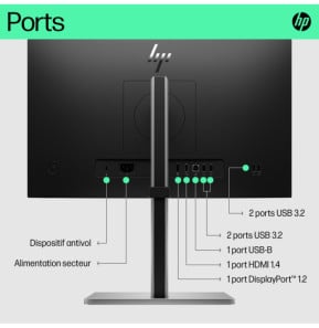 HP E-Series Écran FHD E22 G5 Écran FHD E22 G5 HP  (6N4E8AA)