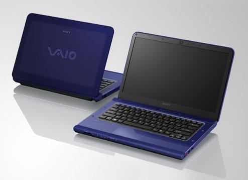 Ordinateur portable Sony Vaio VPCCA15FF