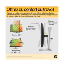 HP Écran USB-C FHD E24u G5 Écran USB-C FHD HP E24u G5  (6N4D0AA)