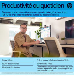 HP Écran Full HD P27h G5 Écran Full HD HP P27h G5 (64W41AA)