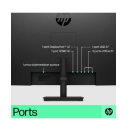 HP Écran USB-C QHD P32u G5 Écran USB-C QHD HP P32u G5  (64W51AA)