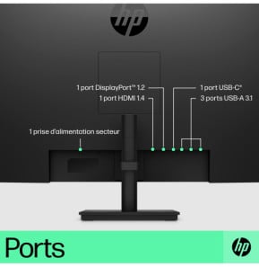 HP Écran USB-C QHD P32u G5 Écran USB-C QHD HP P32u G5  (64W51AA)