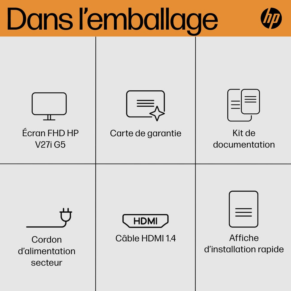 شاشة FHD HP V27i G5 (65P64AA) — صورة 7
