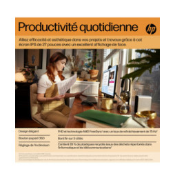 HP Écran FHD V27i G5 Écran FHD HP V27i G5  (65P64AA)