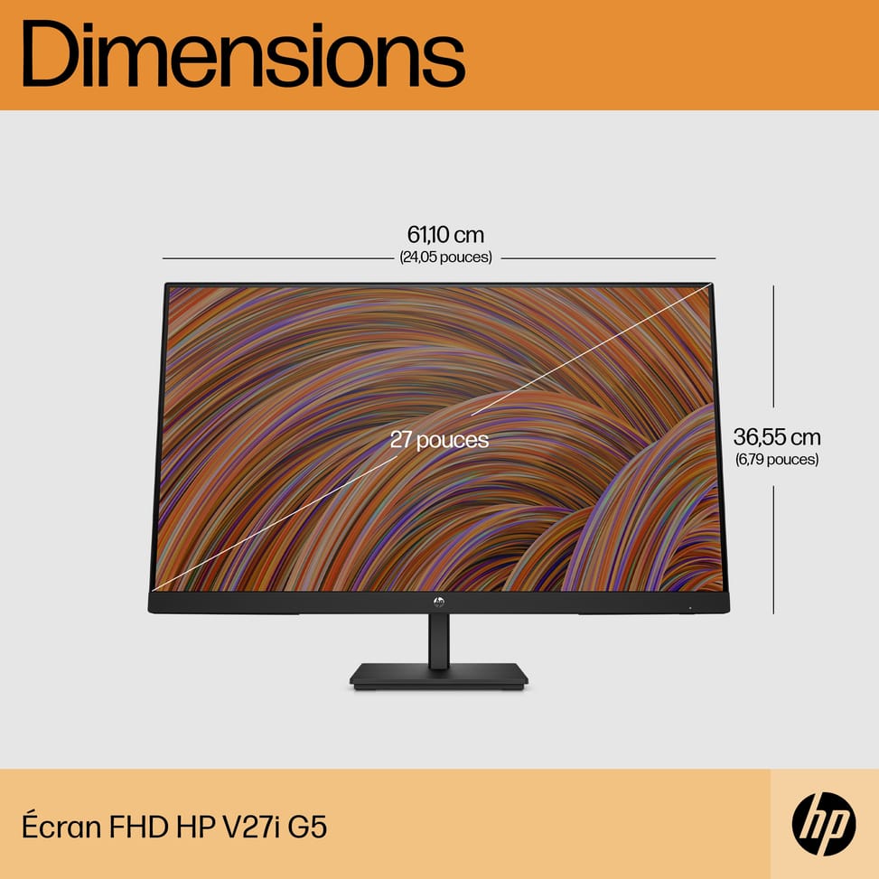 شاشة FHD HP V27i G5 (65P64AA) — صورة 14