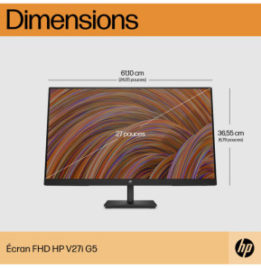 HP Écran FHD V27i G5 Écran FHD HP V27i G5  (65P64AA)