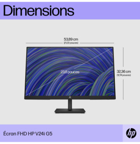 HP Écran FHD V24i G5 Écran FHD HP V24i G5  (65P58AA)