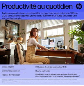 HP Écran FHD V22v G5 Écran FHD HP V22v G5 (65P56AA)