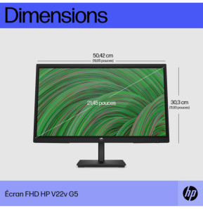 HP Écran FHD V22v G5 Écran FHD HP V22v G5 (65P56AA)