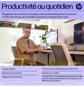 HP Écran FHD P22h G5 Écran FHD HP P22h G5  (64W30AA)