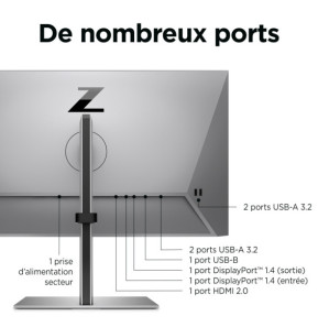 HP Écran Z24q G3 QHD Écran HP Z24q G3 QHD  (4Q8N4AA)
