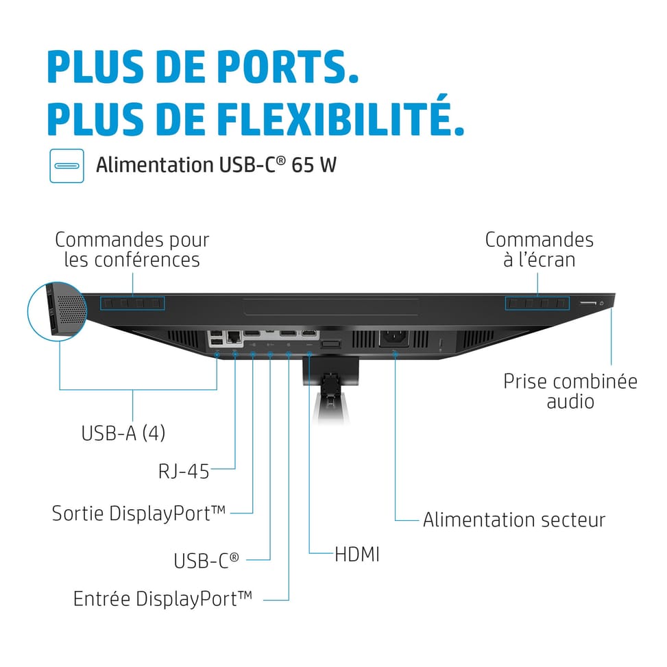 HP Écran de conférence USB-C FHD E24m G4 Écran de conférence USB-C FHD HP E24m G4  (40Z32AA) — image 13
