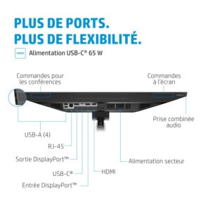 HP Écran de conférence USB-C FHD E24m G4 Écran de conférence USB-C FHD HP E24m G4  (40Z32AA)