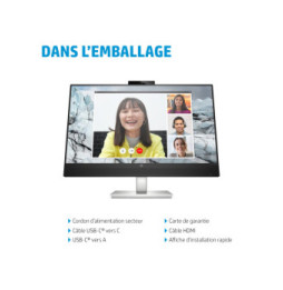 HP E-Series Écran de conférence QHD E27m G4 USB-C Écran de conférence QHD HP E27m G4 USB-C  (40Z29AA)