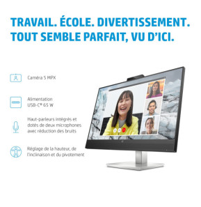 HP E-Series Écran de conférence QHD E27m G4 USB-C Écran de conférence QHD HP E27m G4 USB-C  (40Z29AA)