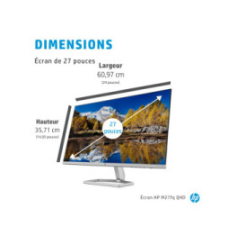 HP Écran QHD M27fq Écran QHD HP M27fq  (2H4B5AA)