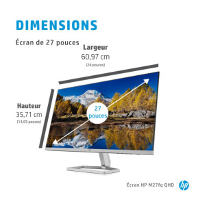 HP Écran QHD M27fq Écran QHD HP M27fq  (2H4B5AA)