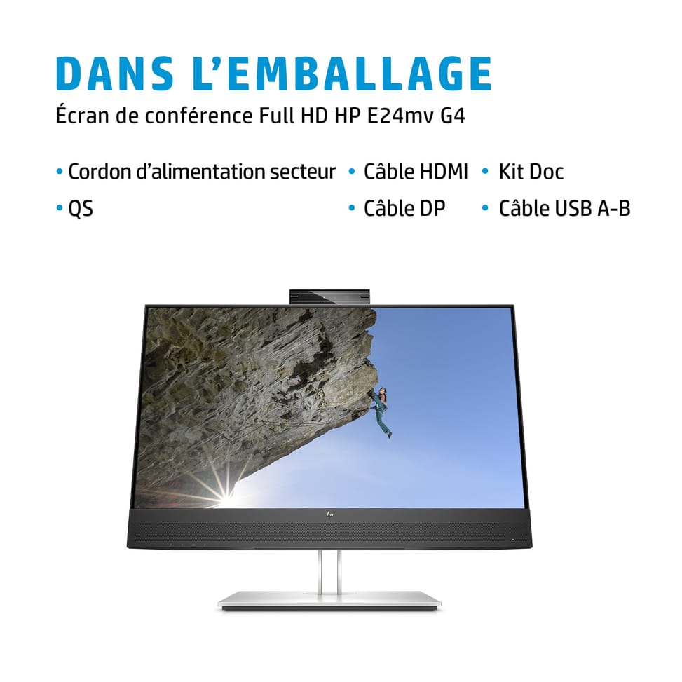 HP Écran de conférence FHD E24mv G4 Écran de conférence FHD HP E24mv G4 (169L0AA) — image 13
