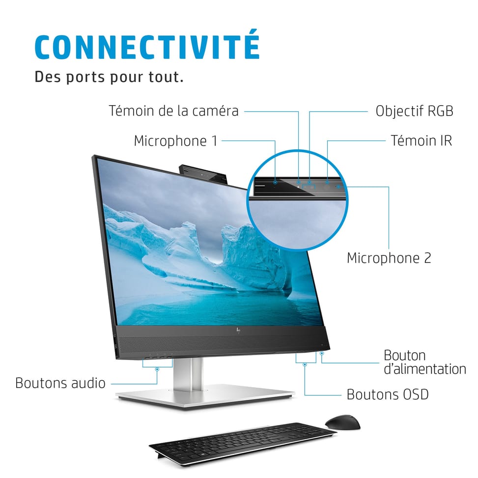 HP Écran de conférence FHD E24mv G4 Écran de conférence FHD HP E24mv G4 (169L0AA) — image 16