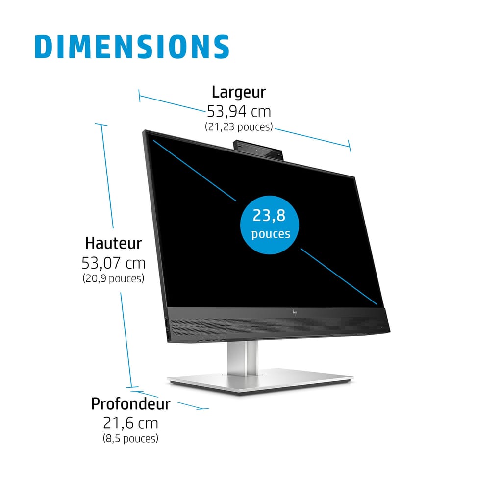 HP Écran de conférence FHD E24mv G4 Écran de conférence FHD HP E24mv G4 (169L0AA) — image 17
