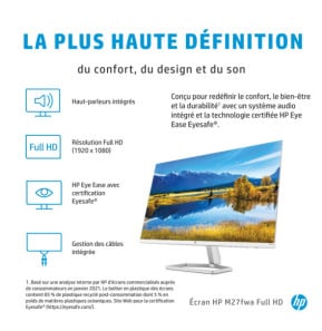 HP Écran FHD M27fwa Écran FHD HP M27fwa  (356D5AA)
