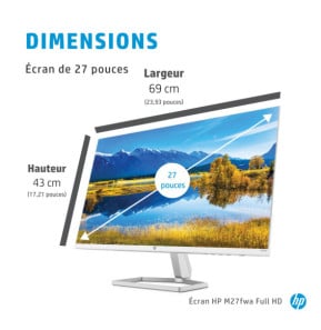 HP Écran FHD M27fwa Écran FHD HP M27fwa  (356D5AA)