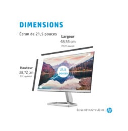 HP Écran Full HD M22f Écran Full HD HP M22f  (2D9J9AA)