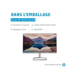 HP Écran Full HD M22f Écran Full HD HP M22f  (2D9J9AA)