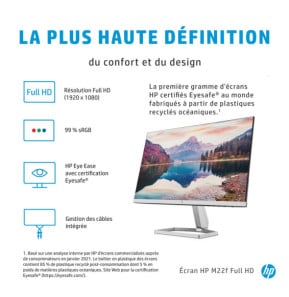 HP Écran Full HD M22f Écran Full HD HP M22f  (2D9J9AA)
