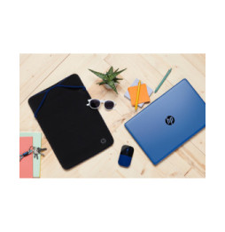 HP Housse de protection réversible pour ordinateur portable 15,6 pouces (bleu) (2F1X7AA)