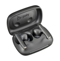 POLY Écouteurs Voyager Free 60 noirs de carbone + étui de charge de base (7Y8M2AA)