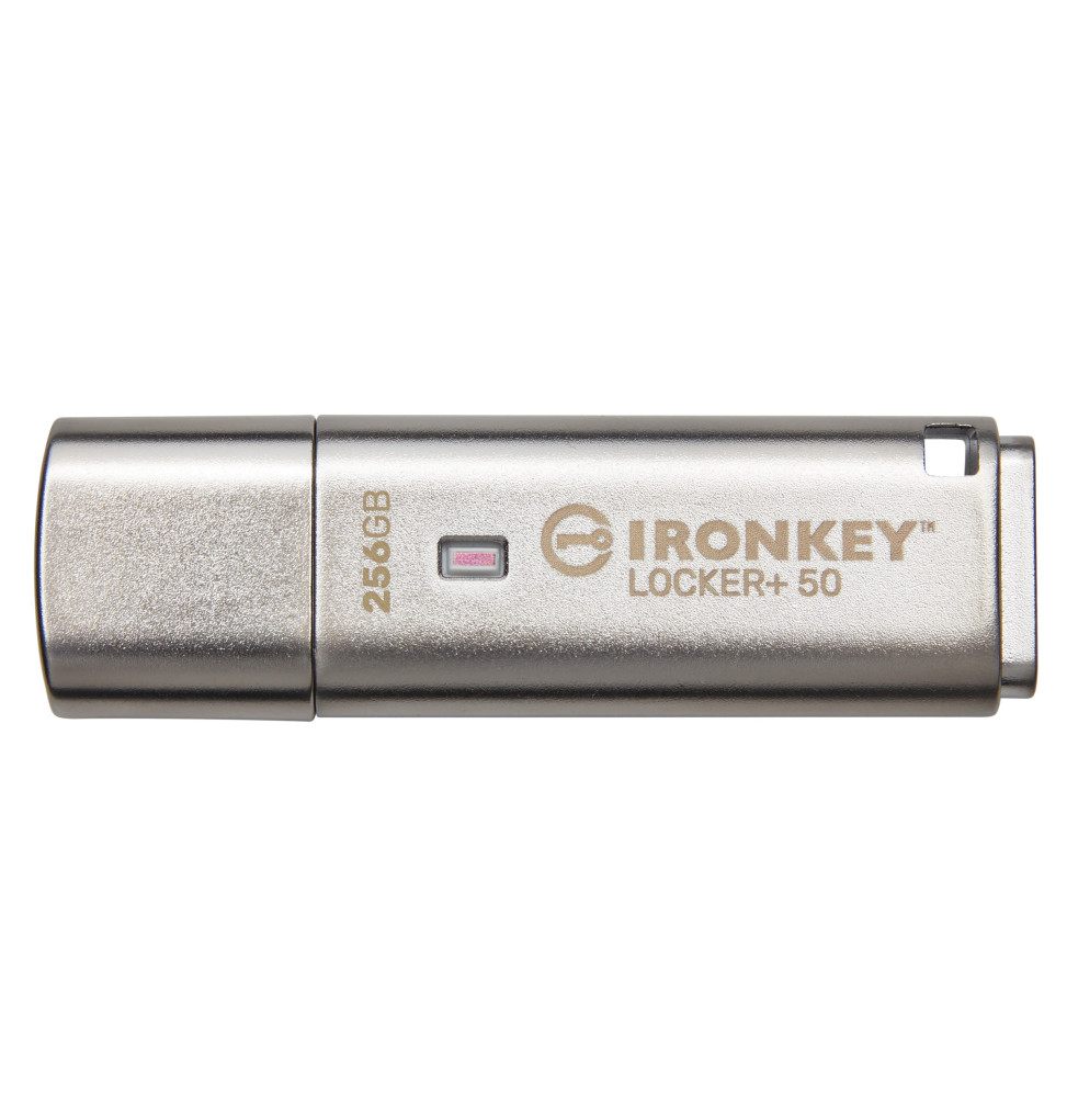 Kingston Technology IronKey 256 Go Locker Plus 50 AES Encryption 256 Go IronKey Locker Plus 50 AES Encryption  (IKLP50/256GB)