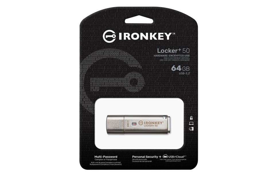Kingston Technology IronKey 64 Go IKLP50 AES USB, w/256bit Encryption 64 Go IKLP50 AES USB, w/256bit Encryption  (IKLP50/64GB) — image 6
