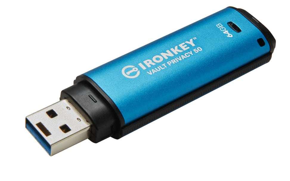 Kingston Technology IronKey 64 Go Vault Privacy 50 chiffrée AES-256, FIPS 197 (IKVP50/64GB) — image 4