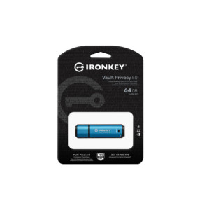Kingston Technology IronKey 64 Go Vault Privacy 50 chiffrée AES-256, FIPS 197 (IKVP50/64GB)