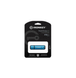 Kingston Technology IronKey 512 Go Vault Privacy 50 chiffrée AES-256, FIPS 197 (IKVP50/512GB)