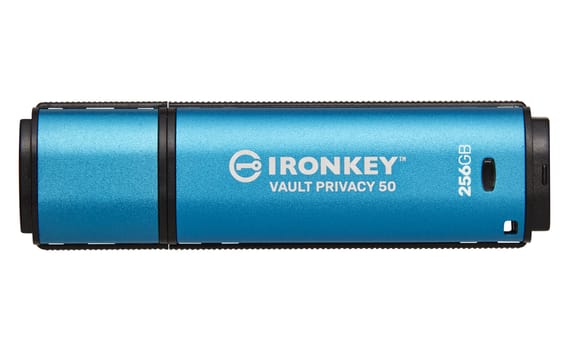Kingston Technology IronKey 256 Go Vault Privacy 50 chiffrée AES-256, FIPS 197 (IKVP50/256GB)