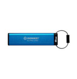 Kingston Technology IronKey Keypad 200C USB-C de 8 Go, FIPS 140-3 niveau 3 (en attente) AES-256 (IKKP200C/8GB)