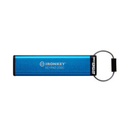 Kingston Technology IronKey Keypad 200C USB-C de 256 Go, FIPS 140-3 niveau 3 (en attente) AES-256 (IKKP200C/256GB)
