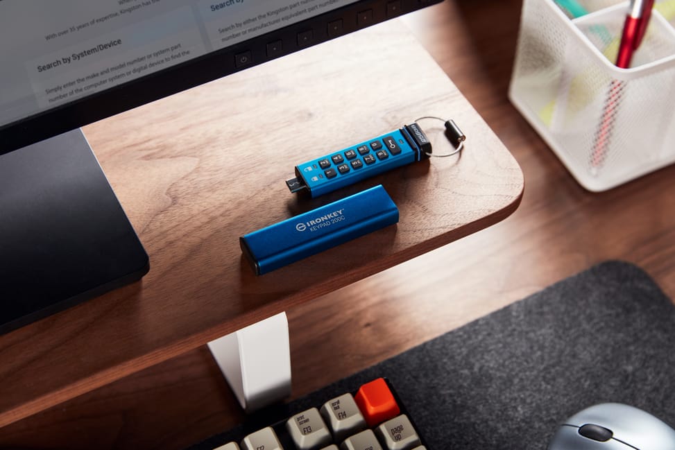 Kingston Technology IronKey Keypad 200C USB-C de 256 Go, FIPS 140-3 niveau 3 (en attente) AES-256 (IKKP200C/256GB) — image 9