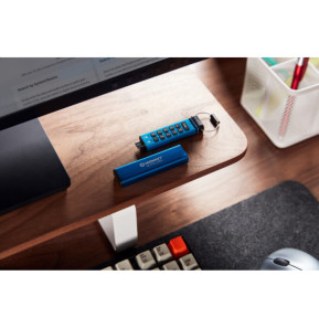 Kingston Technology IronKey Keypad 200C USB-C de 256 Go, FIPS 140-3 niveau 3 (en attente) AES-256 (IKKP200C/256GB)