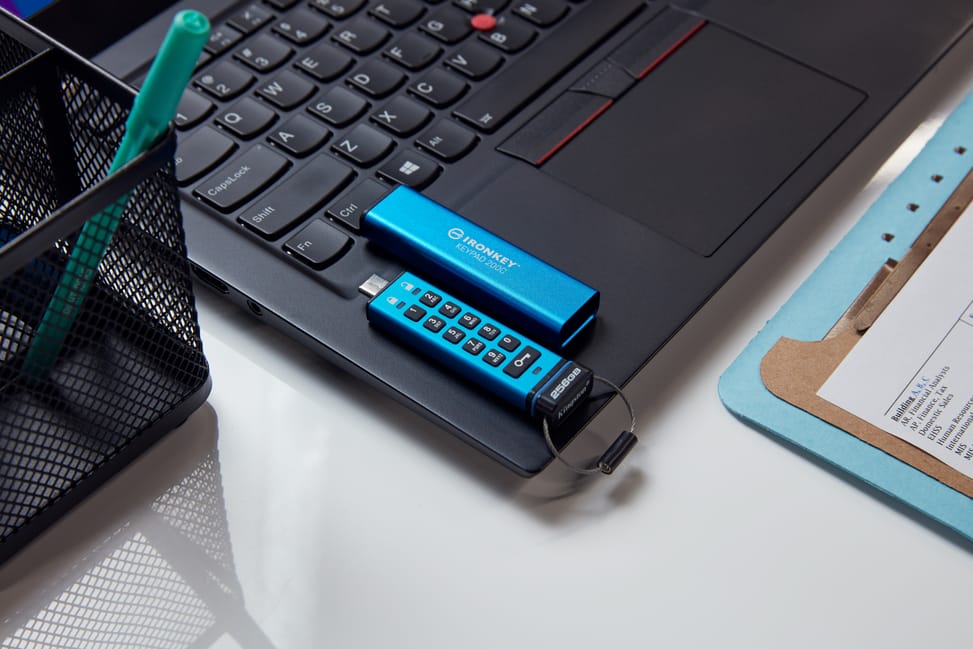 Kingston Technology IronKey Keypad 200C USB-C de 256 Go, FIPS 140-3 niveau 3 (en attente) AES-256 (IKKP200C/256GB) — image 13