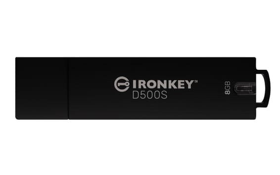 Kingston Technology IronKey 8 Go D500S FIPS 140-3 Lvl 3 (en attente) AES-256 (IKD500S/8GB)